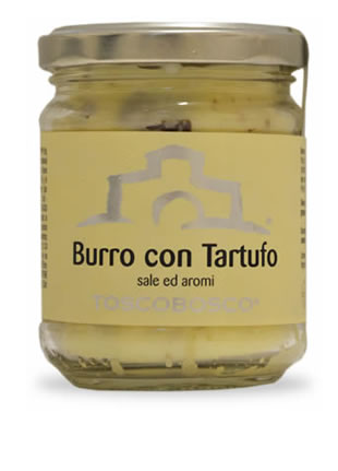 Mantequilla con trufa bianchetto (T. albidum Pico)